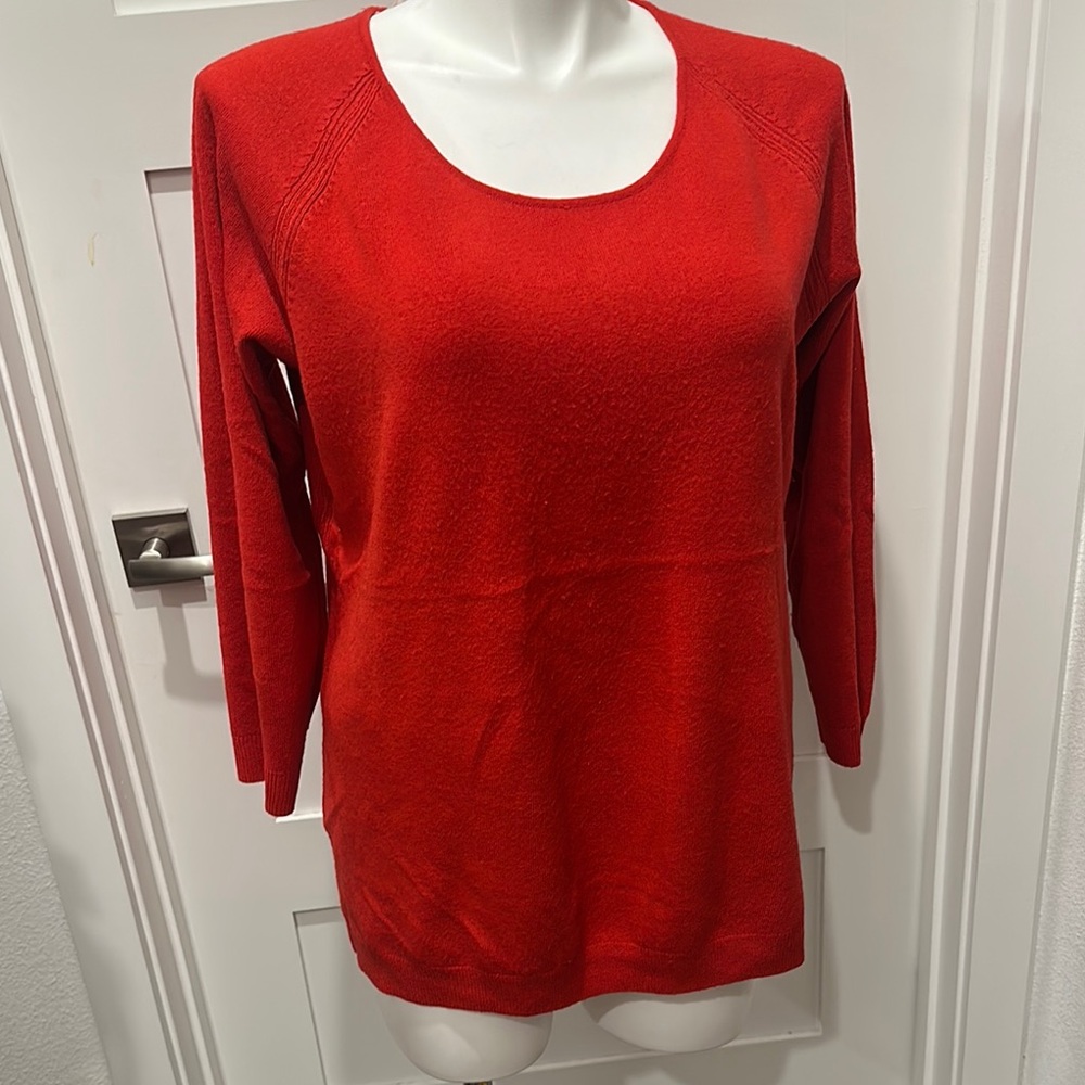 Vibrant Red Sweater